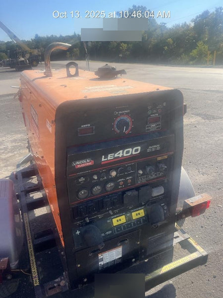 2022 Lincoln Electric LE400 Kubota V1505, Trlr, Cable Rack, Light Kit, ES Decals, T3