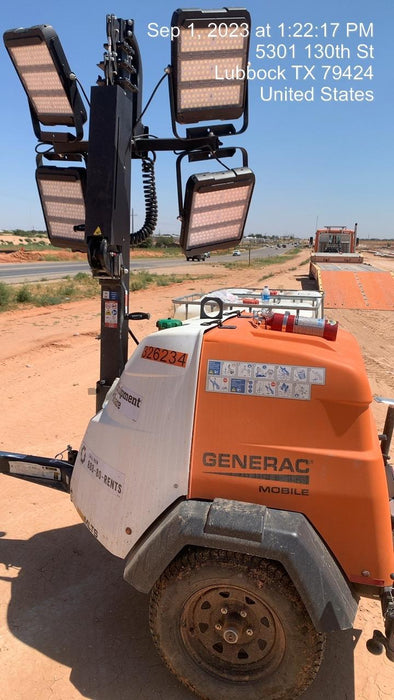 2023 Generac MLT2 Diesel, Flex Switch 120V Input, Powerzone Controller, (4) 320W LED Lights, 4kW Generator, 39.9 Gal Fuel Tank, 2" Ball, T3