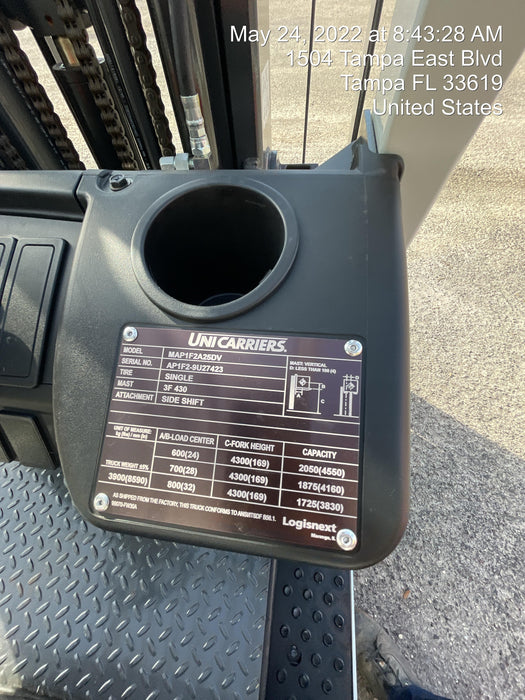2022 UNICARRIER MAP1F2A25DV