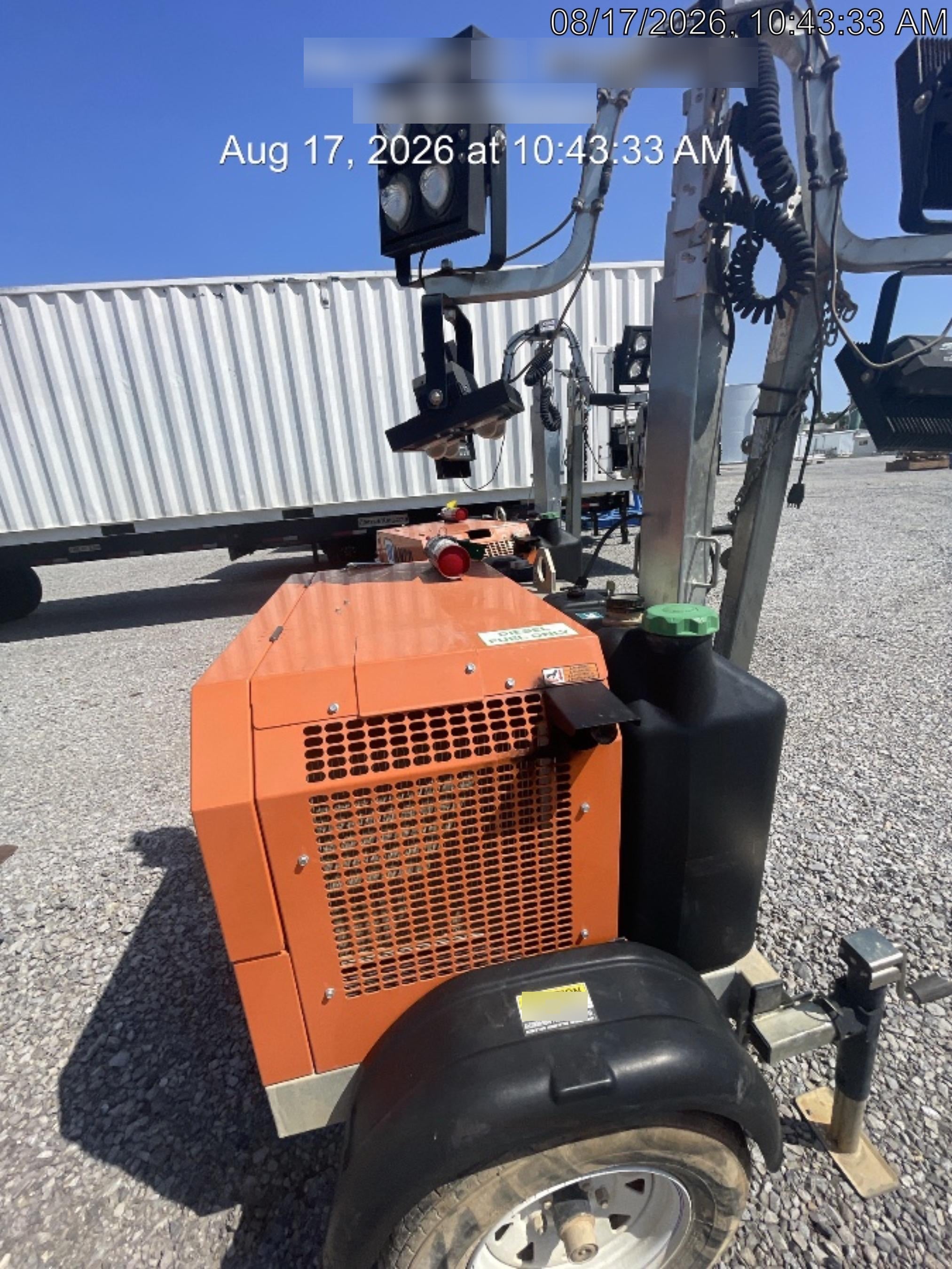 2023 Wanco WLTT-4MM4K Diesel, Deep Sea Controller, Shore Power Plug, Auto Start, (4) 350W LED Floodlights, 4kW Generator, 60 Gal Fuel Tank, 2" Ball, T3