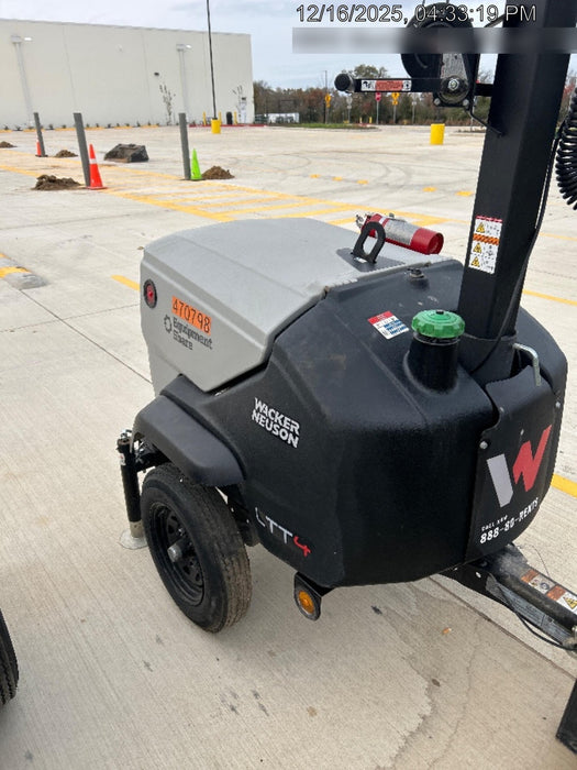 2024 Wacker Neuson LTT4 Diesel, Kohler KDW702, Deep Sea Controller, Auto Start, LED 320W, Bypass Outlet, T3