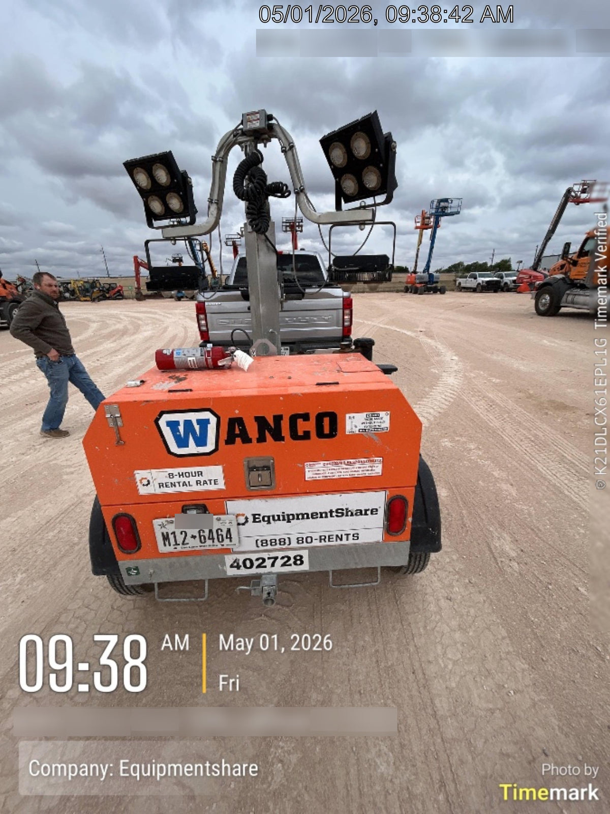 2024 Wanco WLTT-4MM4K Diesel, Deep Sea Controller, Shore Power Plug, Auto Start, (4) 350W LED Floodlights, 4kW Generator, 60 Gal Fuel Tank, 2" Ball, T3