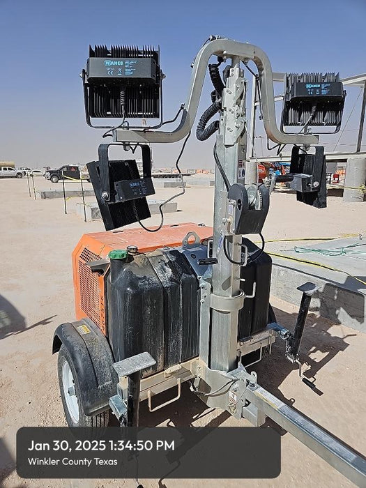 2024 Wanco WLTT-4MM4K Diesel, Deep Sea Controller, Shore Power Plug, Auto Start, (4) 350W LED Floodlights, 4kW Generator, 60 Gal Fuel Tank, 2" Ball, T3