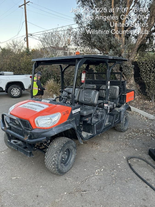 2022 Kubota RTV-X1140W-H Plastic Canopy, Windshield Acrylic Clear, LED Strobe Light, Wire Harness Kit, Back up Alarm