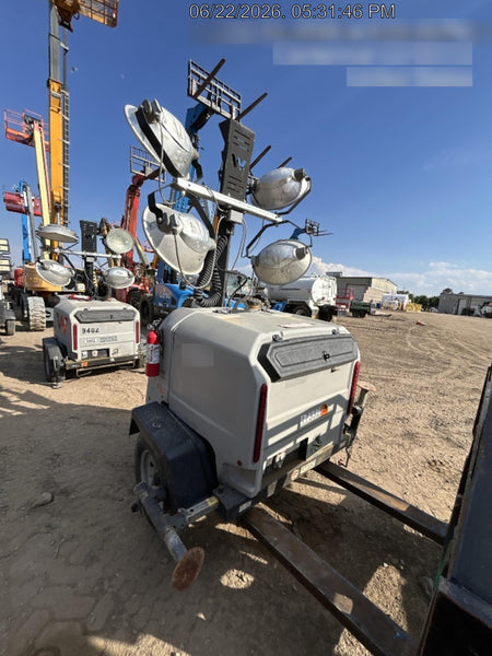 Wacker Neuson LTV6K-MH Wacker Neuson LTV6K Mobile Light Tower w/Fuel Level Sensor Installed
