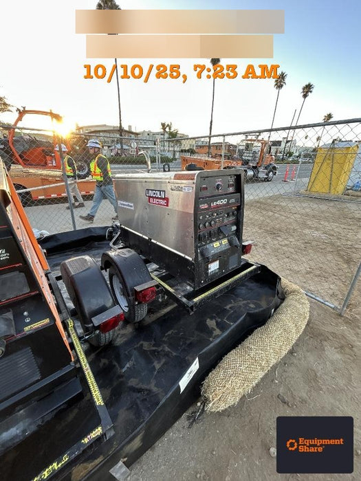 2024 Lincoln Electric LE400 Kubota V1505, Trlr, Cable Rack, Light Kit, ES Decals, T3