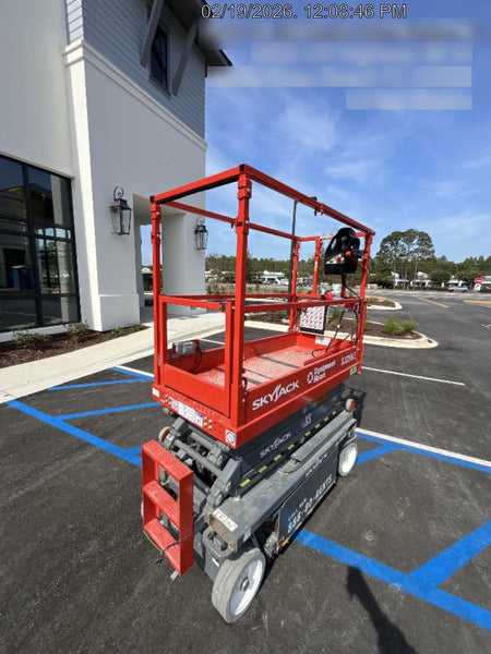 2024 Skyjack SJ3219 Electric Drive, Sld NM Tires, DBcns, RFRails, Power to Platform, T3 + Access Control