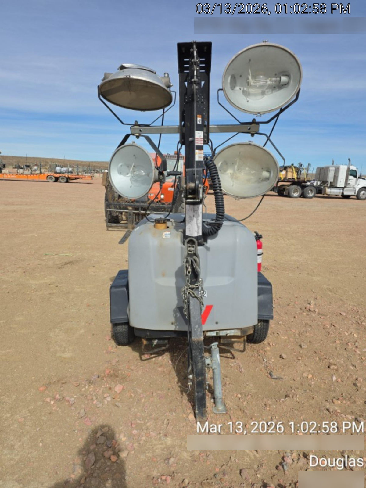 2019 Wacker Neuson LTV6L-MH Wacker Neuson LTV6L Mobile Light Tower w/Fuel Level Sensor Installed