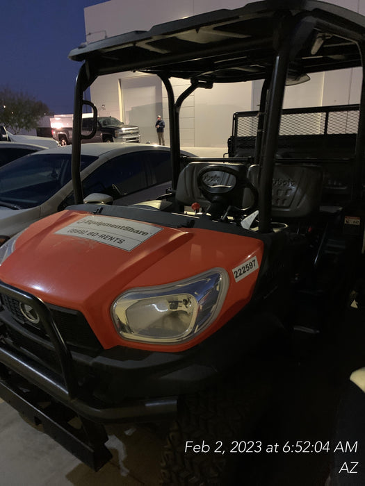 2022 Kubota RTV-X1140W-H Plastic Canopy, Windshield Acrylic Clear, LED Strobe Light, Wire Harness Kit, Back up Alarm