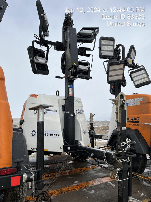 2023 Generac MLT2 Diesel, Flex Switch 120V Input, Powerzone Controller, (4) 320W LED Lights, 4kW Generator, 39.9 Gal Fuel Tank, 2" Ball, T3