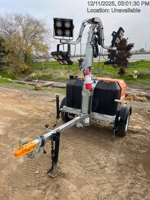 2024 Wanco WLTT-4MM4K Diesel, Deep Sea Controller, Shore Power Plug, Auto Start, (4) 350W LED Floodlights, 4kW Generator, 60 Gal Fuel Tank, 2" Ball, T3