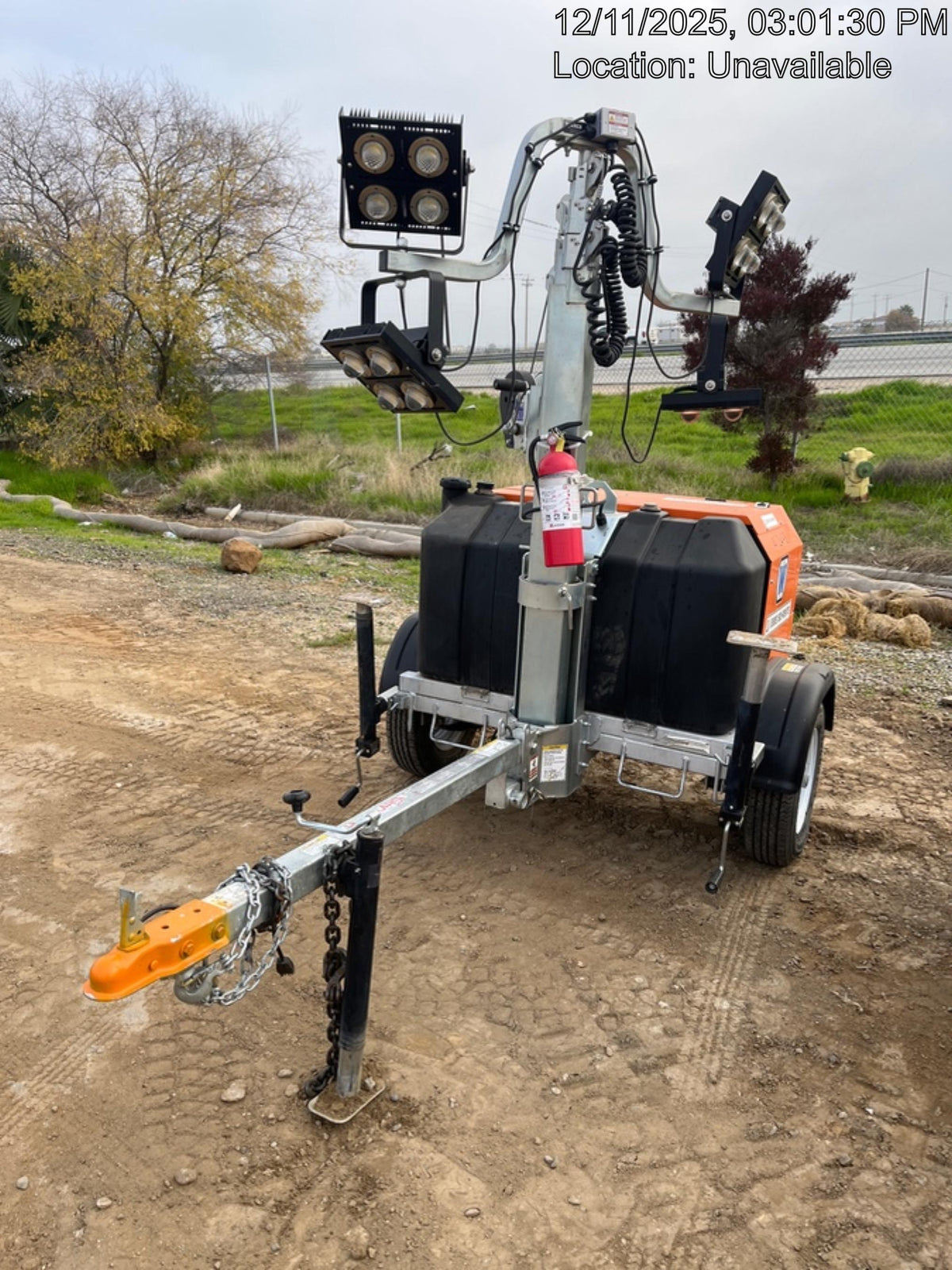 2024 Wanco WLTT-4MM4K Diesel, Deep Sea Controller, Shore Power Plug, Auto Start, (4) 350W LED Floodlights, 4kW Generator, 60 Gal Fuel Tank, 2" Ball, T3