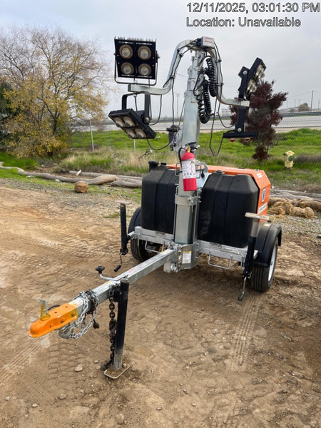 2024 Wanco WLTT-4MM4K Diesel, Deep Sea Controller, Shore Power Plug, Auto Start, (4) 350W LED Floodlights, 4kW Generator, 60 Gal Fuel Tank, 2" Ball, T3