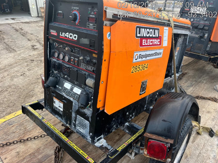 2022 Lincoln Electric LE400 Kubota V1505, Trlr, Cable Rack, Light Kit, ES Decals, T3