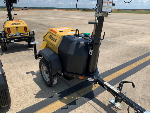 2022 Allmand NLV3GR (4) LED Light Fixture 350W, 23' Vertical Mast, 3kW Prime, Towable