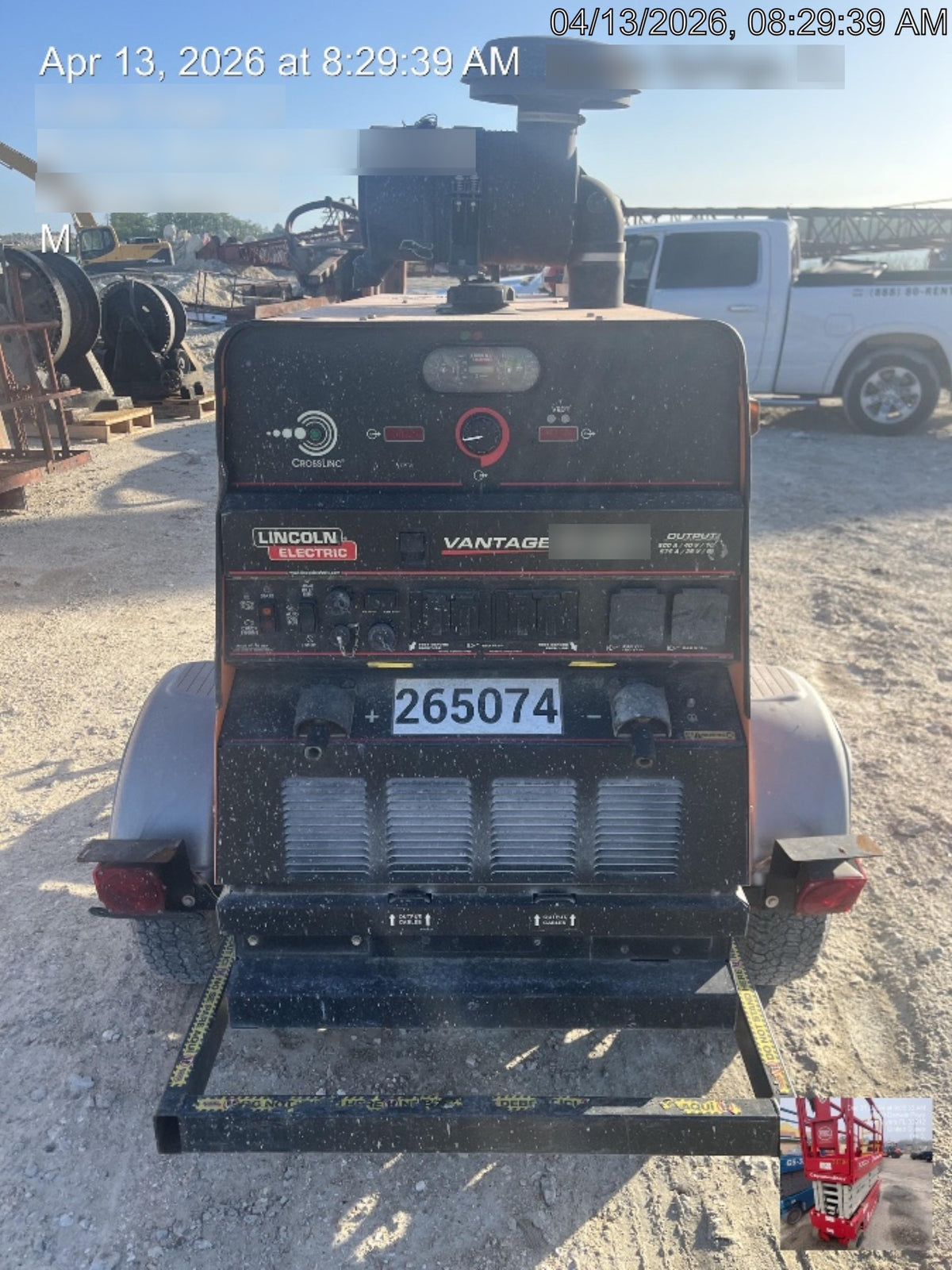 2022 Lincoln Electric Vantage 549X Crosslink Technology, Trailer Mounted, ES Decals, T3