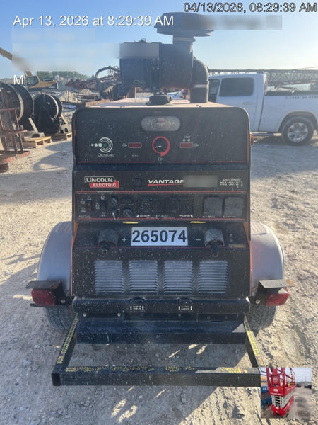 2022 Lincoln Electric Vantage 549X Crosslink Technology, Trailer Mounted, ES Decals, T3