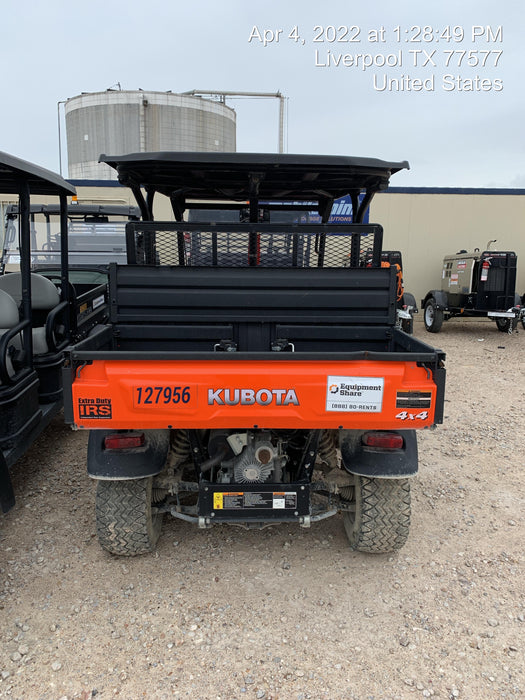 2021 Kubota RTV-X1140WL-H Canopy, Diesel, 4 Passanger, Windshield, Mirror, Backup Alarm, Beacon