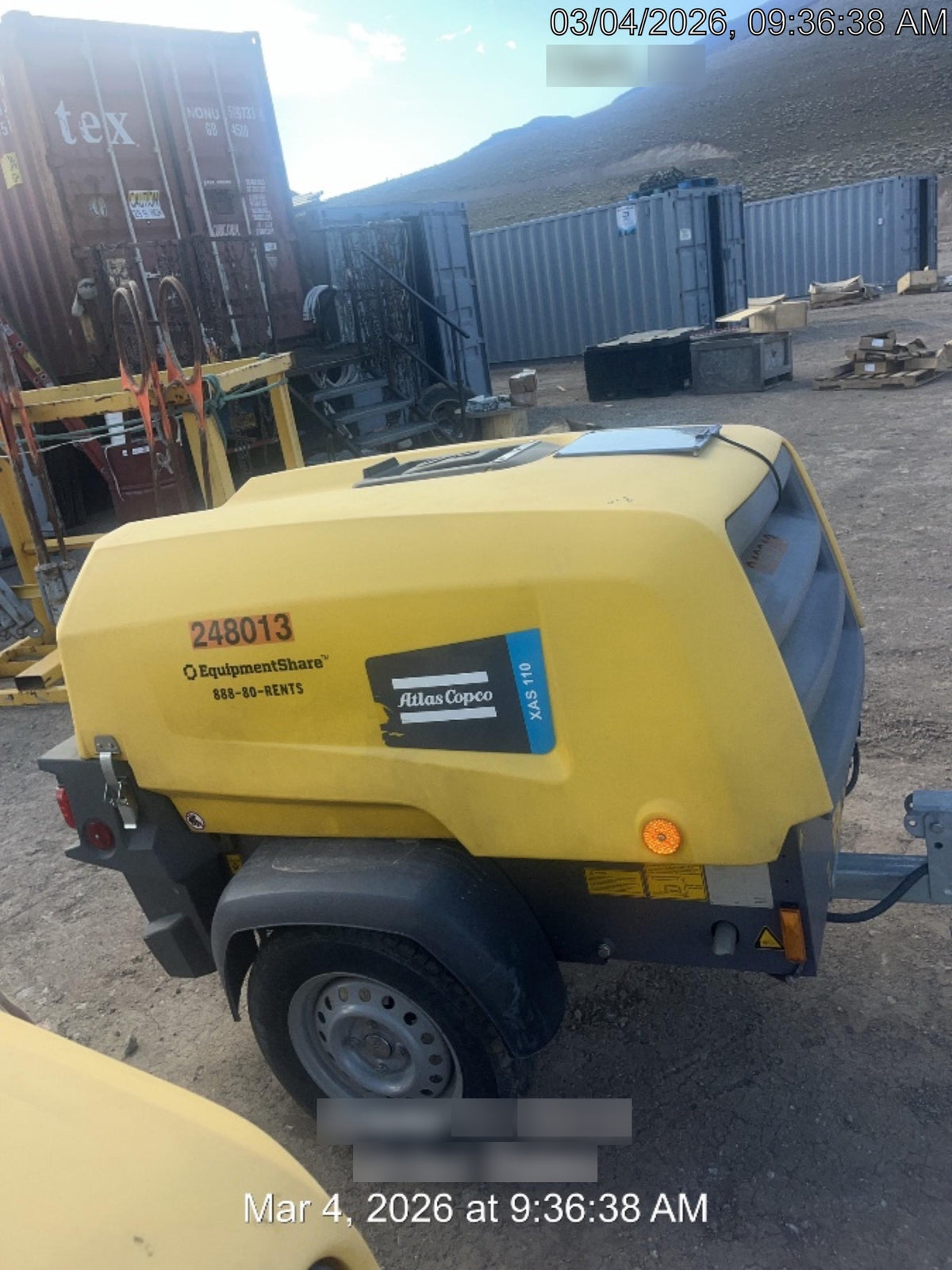 2022 ATLAS COPCO XAS 110
