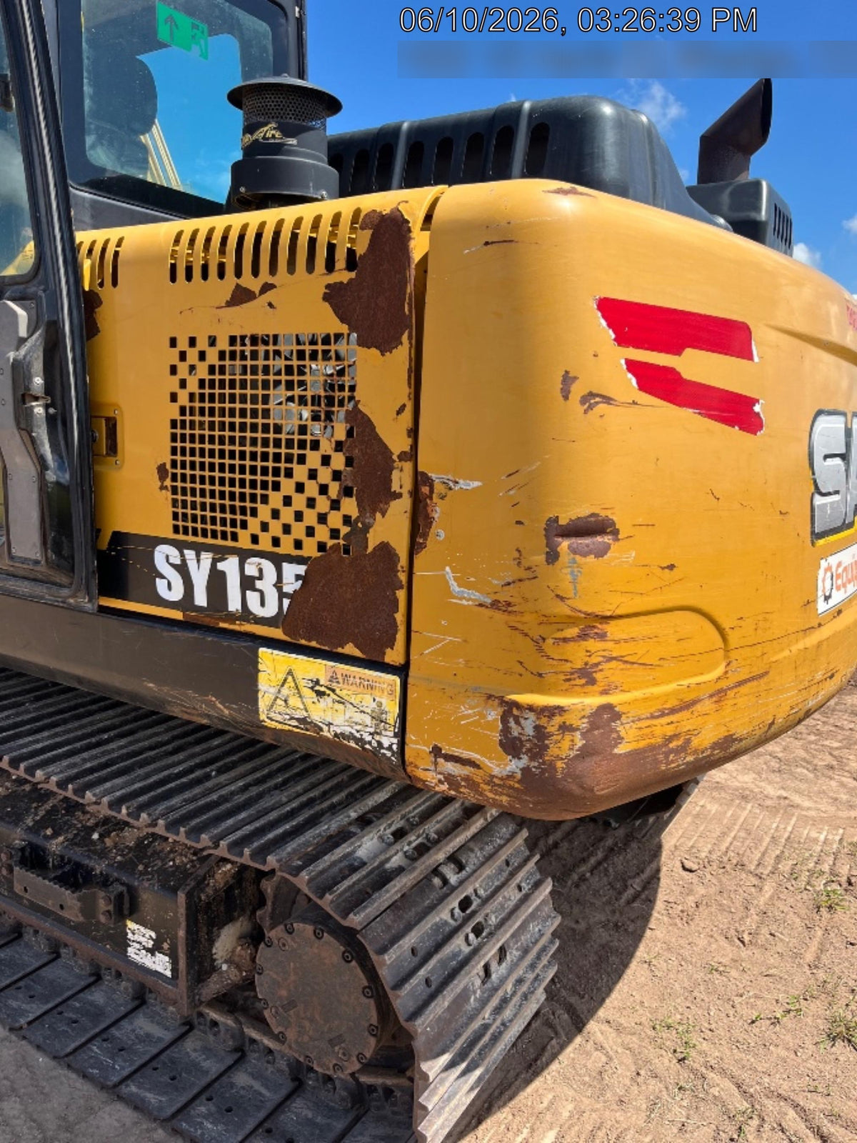 Sany SY135C Sany SY135 Tier 4 - Cab, Fleco Hydraulic  QC, Fleco 36" HD Bucket - Smooth