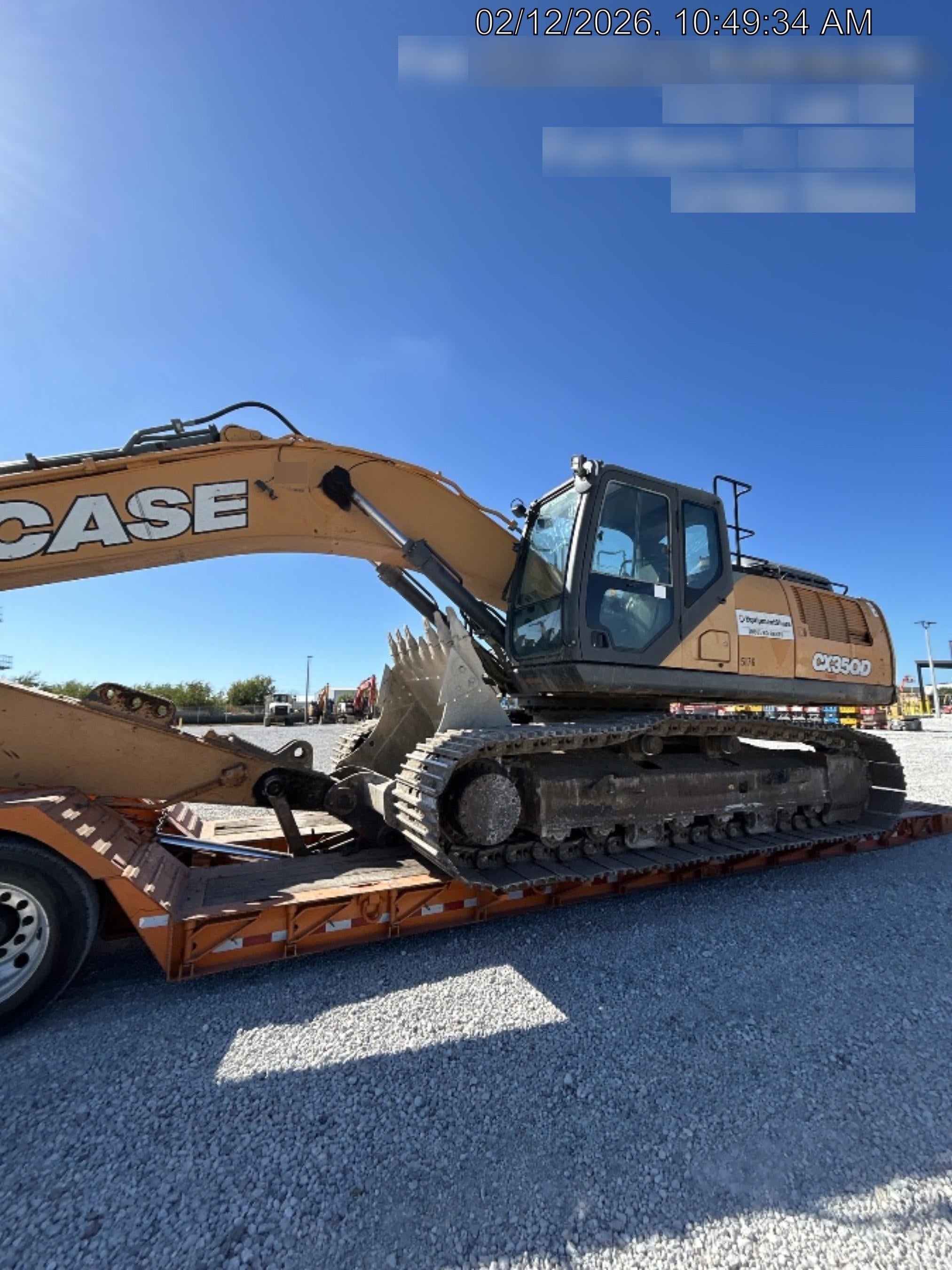 2018 CASE CX350D