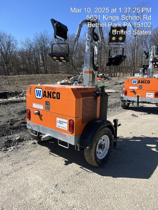 2024 Wanco WLTT-4MM4K Diesel, Deep Sea Controller, Shore Power Plug, Auto Start, (4) 350W LED Floodlights, 4kW Generator, 60 Gal Fuel Tank, 2" Ball, T3