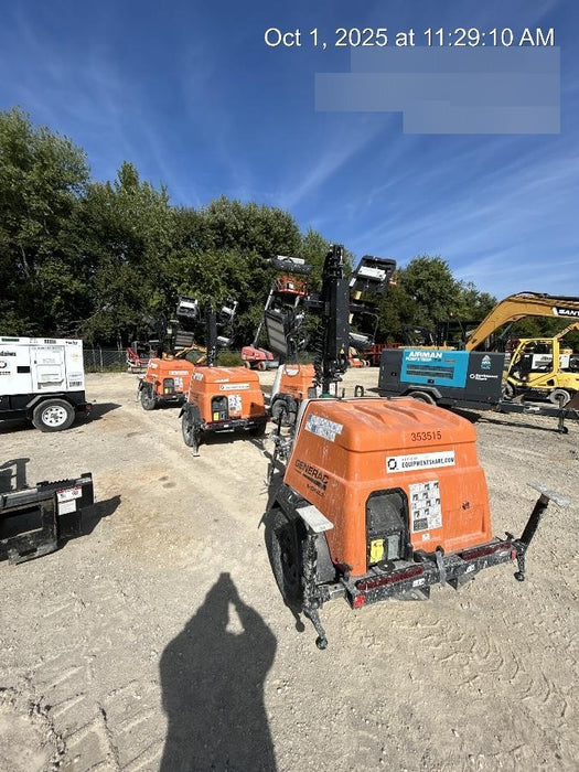 2024 Generac MLT2 Diesel, Flex Switch 120V Input, Powerzone Controller, 
(4) 320W LED Lights, 4kW Generator, 39.9 Gal Fuel Tank, 2" Ball, T3