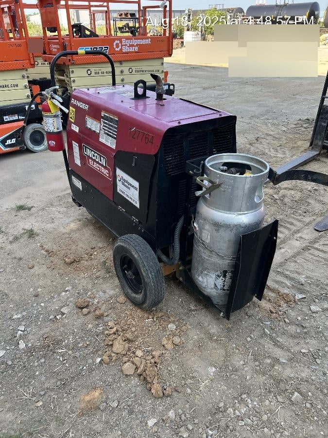 2021 Lincoln Electric Ranger 305 LPG K3430-1, Ranger 305 LPG, Undercarriage, Tank Holder & Strap, 10kw AC Gen, 25hp Kohler LPG Eng