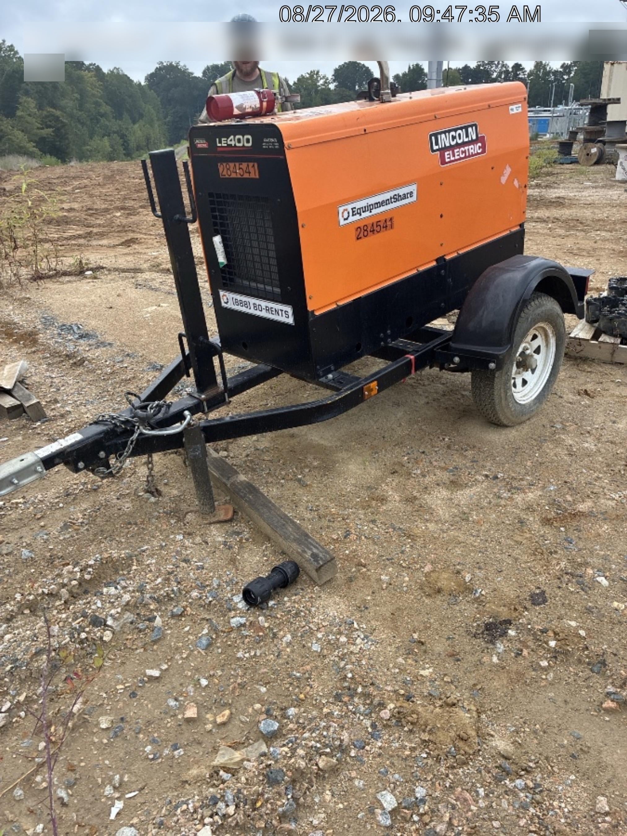 2022 Lincoln Electric LE400 Kubota V1505, Trlr, Cable Rack, Light Kit, ES Decals, T3