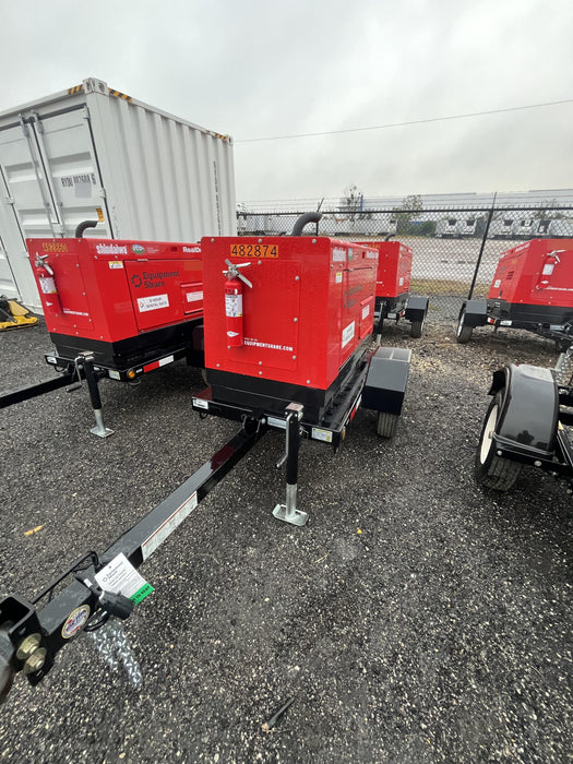 2024 Shindaiwa DGW400DML Kubota D902 Engine, 23 HP, Dual Op Welder, Wire, Arc, Droop Stick, Tig, and CC Stick Functionality, Simulphase, 3 Phase and 1 Phase Gen Output, Single Axle NB Trlr, Slr Trckl Chrg 12V 12W, Fire Ext, T3