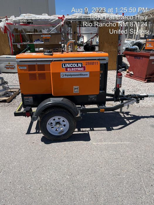 2022 Lincoln Electric LE400 Kubota V1505, Trlr, Cable Rack, Light Kit, ES Decals, T3