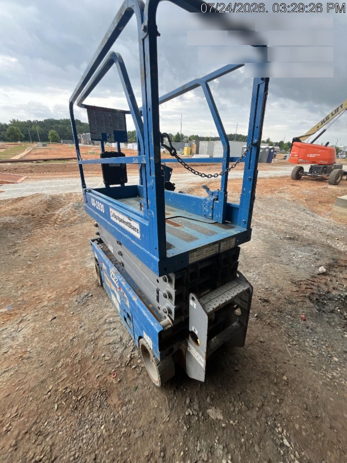 2020 Genie GS-1930 Fixed rails with chain entry gate - Pre A92.20