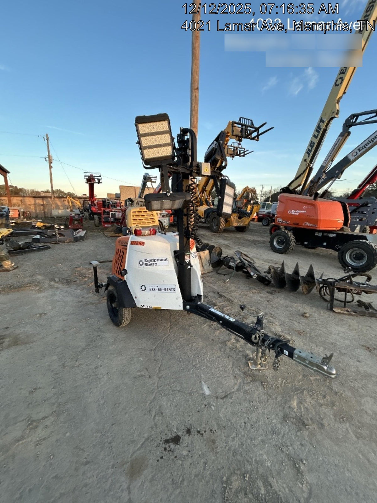 2023 Generac MLT2 Diesel, Flex Switch 120V Input, Powerzone Controller, 
(4) 320W LED Lights, 4kW Generator, 39.9 Gal Fuel Tank, 2" Ball, T3