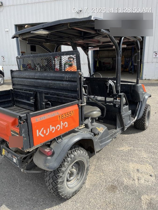 2021 Kubota RTV-X1140W-H Plastic Canopy, Windshield Acrylic Clear, LED Strobe Light, Wire Harness Kit, Back up Alarm
