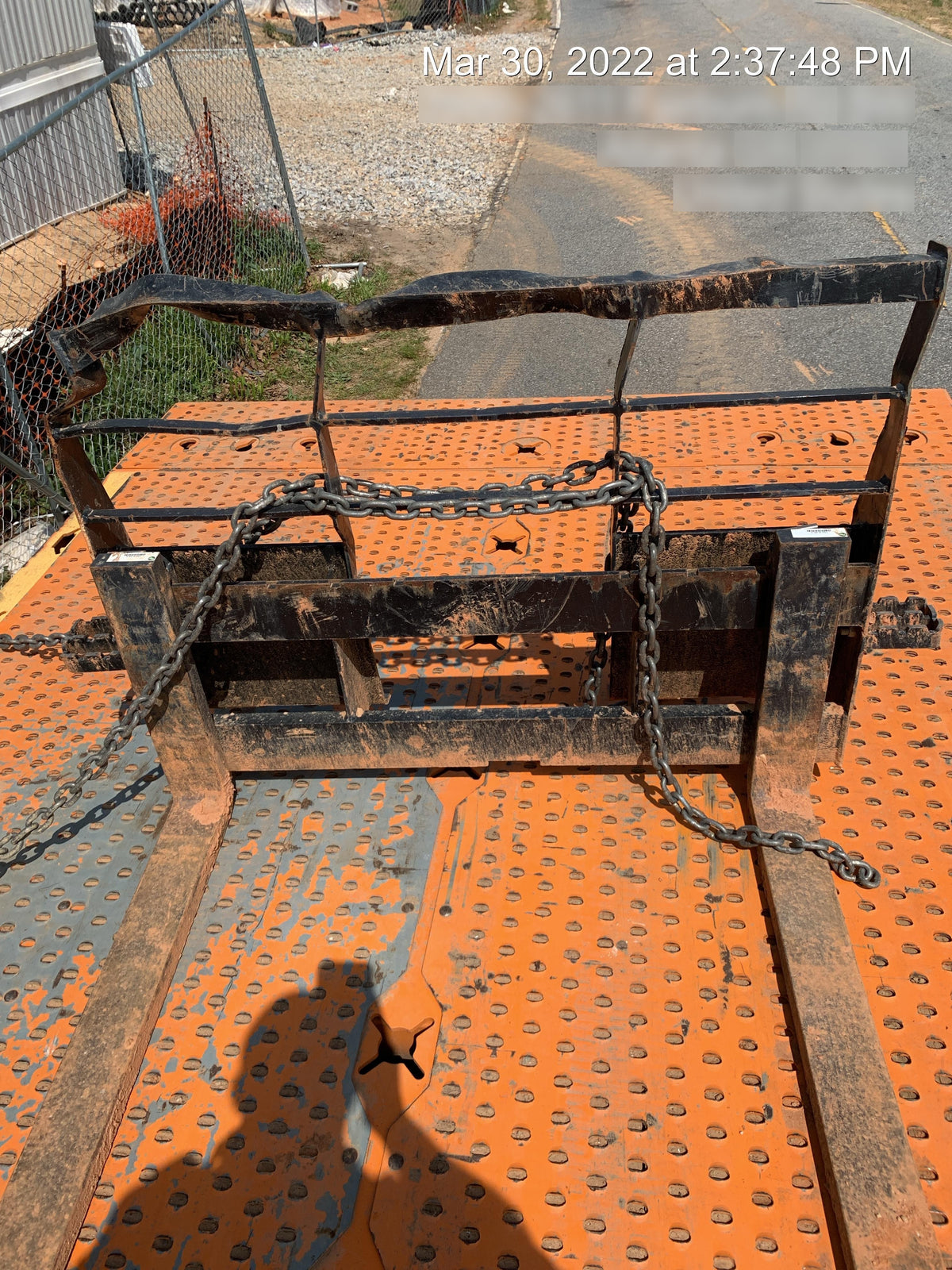 2020 MBD 48" Pallet Fork Frame