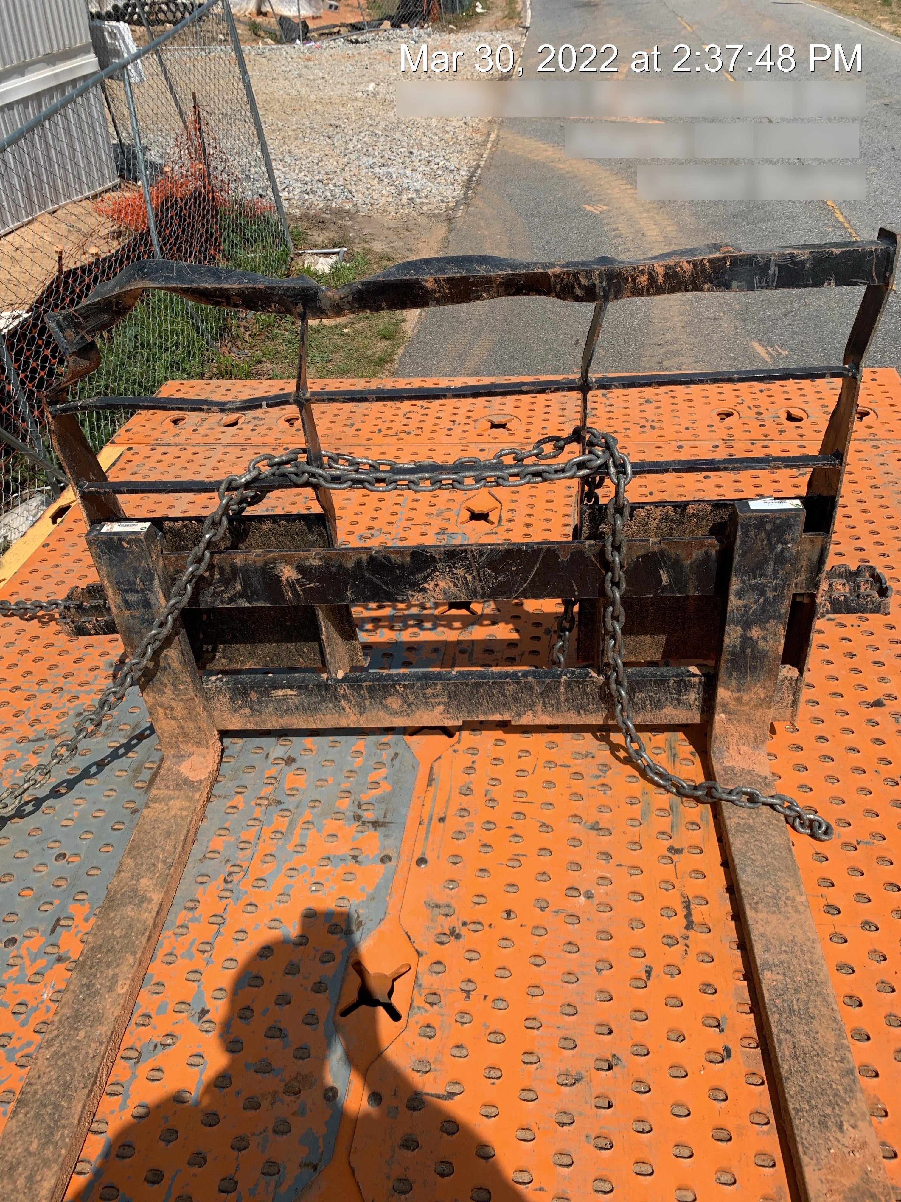2020 MBD 48" Pallet Fork Frame