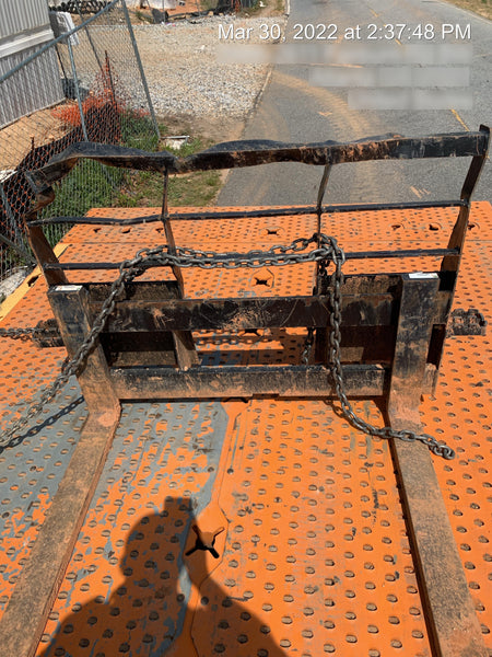 2020 MBD 48" Pallet Fork Frame