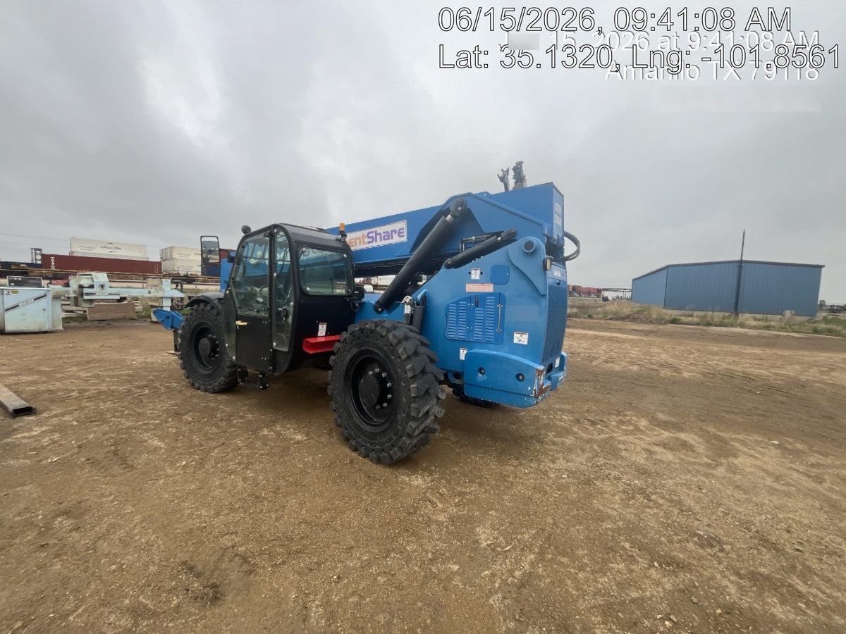 2018 Genie GTH-1056 Genie GTH-1056 w/CAB, Solid Tires, Work Lights, 60" carriage/forks, cab mesh, beacon