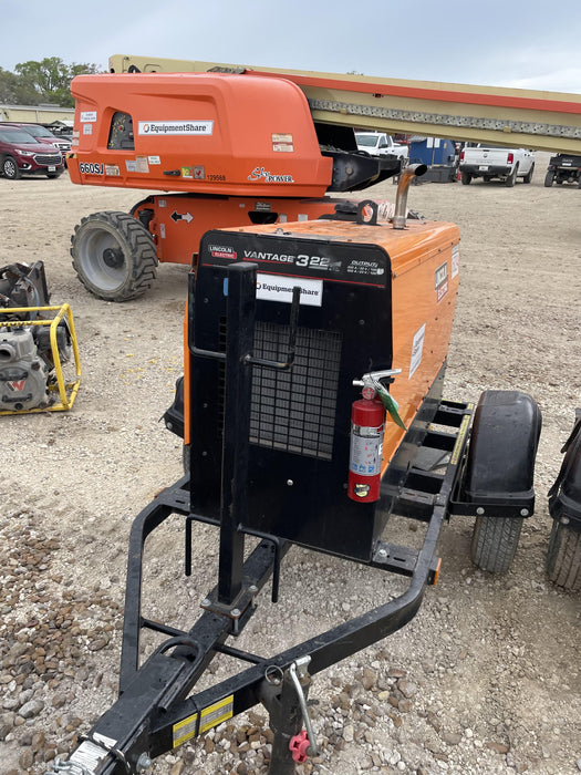 2021 Lincoln Electric Vantage 322 Vantage 322 Ready Pak 3 w/ Decals, ORANGE (includes trailer, cable rack, fender light kit) NO Telematics