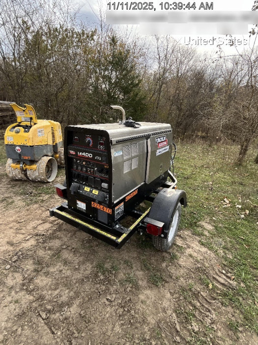 2024 Lincoln Electric LE400 Kubota V1505, Trlr, Cable Rack, Light Kit, ES Decals, T3