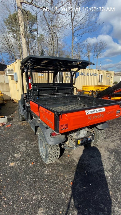 2021 Kubota RTV-X1140W-H Plastic Canopy, Windshield Acrylic Clear, LED Strobe Light, Wire Harness Kit, Back up Alarm