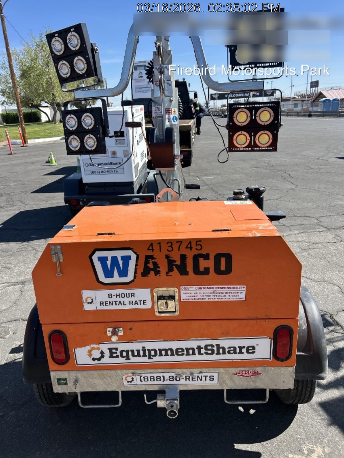 2024 Wanco WLTT-4MM4K Diesel, Deep Sea Controller, Shore Power Plug, Auto Start, (4) 350W LED Floodlights, 4kW Generator, 60 Gal Fuel Tank, 2" Ball, T3
