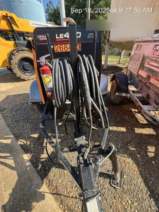 2022 Lincoln Electric LE400 Kubota V1505, Trlr, Cable Rack, Light Kit, ES Decals, T3