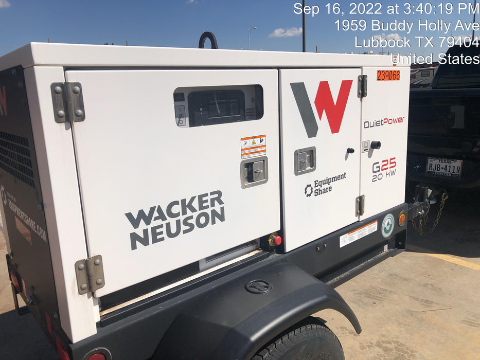 2022 WACKER NEUSON G25