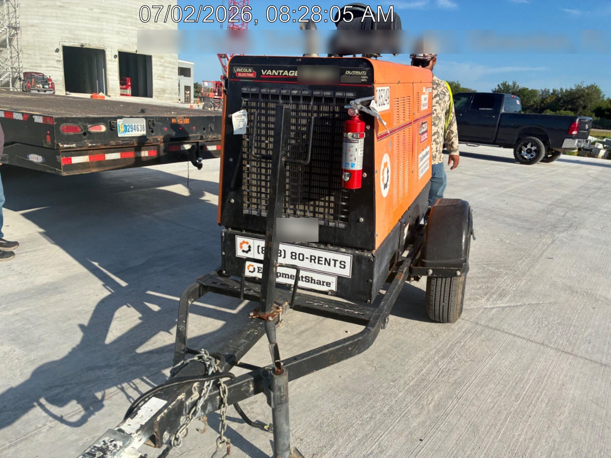 2021 Lincoln Electric Vantage 549X Ready Pak 3, ORANGE (includes trailer, cable rack, fender light kit)