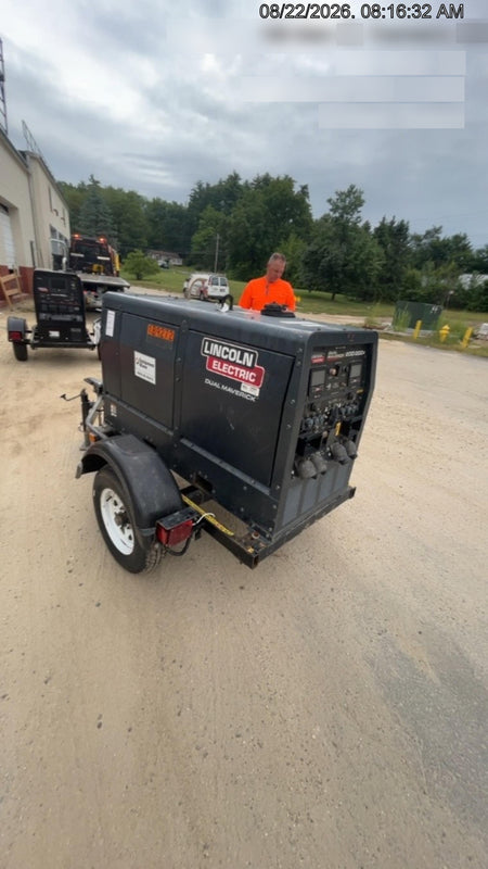 2021 Lincoln Electric Dual Maverick 200/200X Ready Pak 3, Includes Trailer, Cable Rack, Fender Light Kit