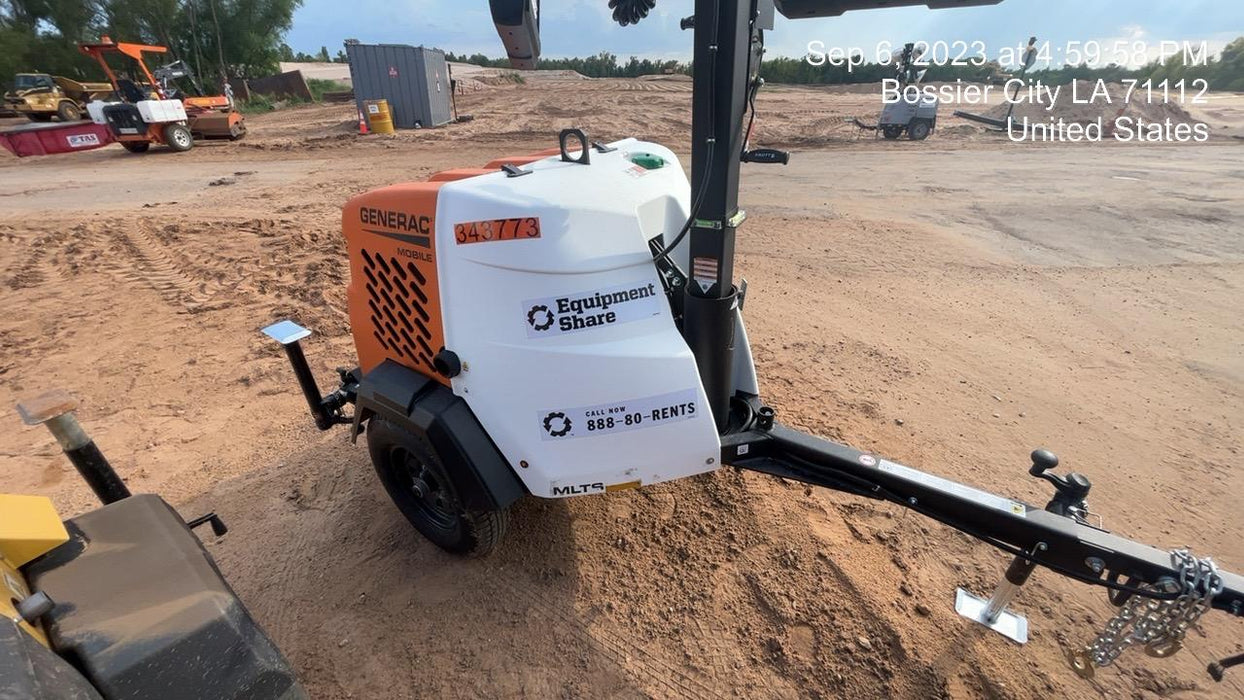 2023 Generac MLT2 Diesel, Flex Switch 120V Input, Powerzone Controller, (4) 320W LED Lights, 4kW Generator, 39.9 Gal Fuel Tank, 2" Ball, T3