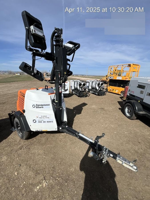 2024 Generac MLT2 Diesel, Flex Switch 120V Input, Powerzone Controller, 
(4) 320W LED Lights, 4kW Generator, 39.9 Gal Fuel Tank, 2" Ball, T3