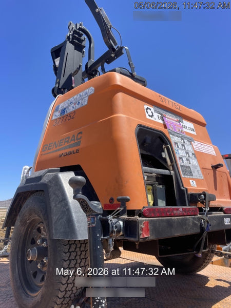 2023 Generac MLT2 Diesel, Flex Switch 120V Input, Powerzone Controller, 
(4) 320W LED Lights, 4kW Generator, 39.9 Gal Fuel Tank, 2" Ball, T3