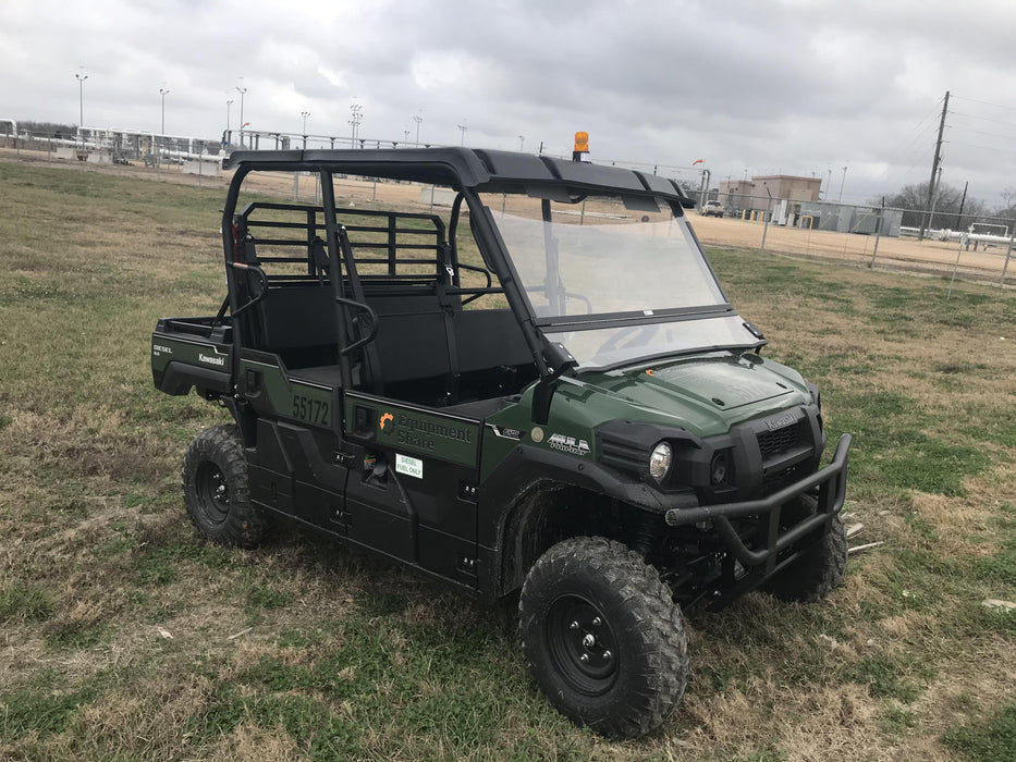 Kawasaki Mule PRO-DXT Standard Options, Backup Alarm, Beacon, Plastic Hard Top, Poly Windshield, Horn Kit